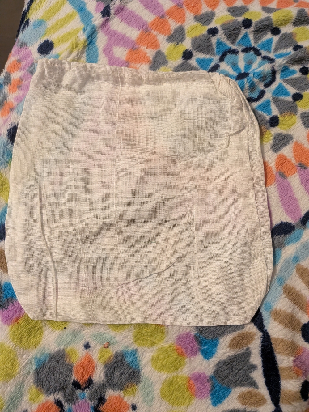 COACH White Logo Drawstring Dust Pouch - Picture 3 of 6